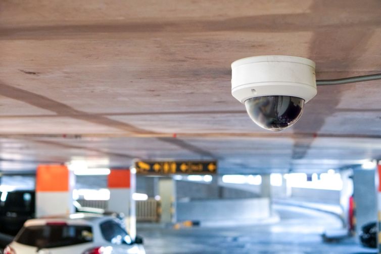 Closed,Circuit,Camera,,Cctv,Security,Parking,Lot